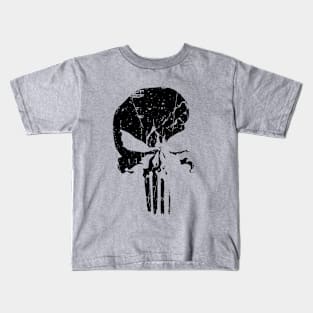 Revenge - Black Skull Paint Ink Splat Kids T-Shirt